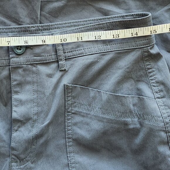 Eddie Bauer Ascend High Waist Crop Pants Size 6 Gray Quick Dry Hiking - Picture 6 of 8